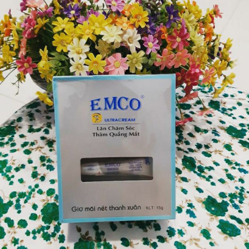Kem Bôi EMCO  ⚡ CAM KẾT CHẤT LƯỢNG ⚡ Kem Bôi EMCO Xóa Th.âm Quầng Mắt(15g)