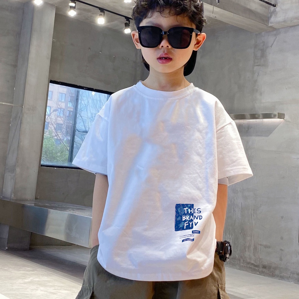 Áo Thun Cotton Ngắn Tay Thời Trang Mùa Hè Cho Bé Trai Từ 2022 1 Đến 2 Đến 3-4 Đến 5-6 Đến 7 Đến 8 Đến 9-10 To 11 12 Tuổi