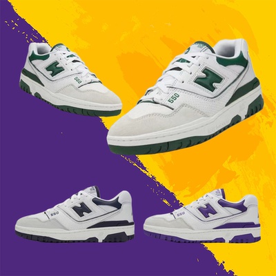 Giày Thể Thao Nam Nữ NB 550 'White Green' - NB550 NB 550 Màu Trắng Xanh Cực Phong Cách Năng Động Clever Man Store