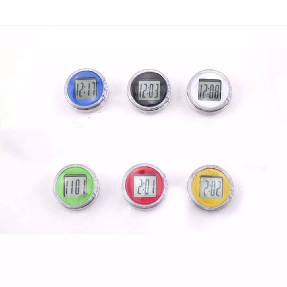 Đồng hồ điện tử mini chống thấm nước tiện dụng cho xe máy