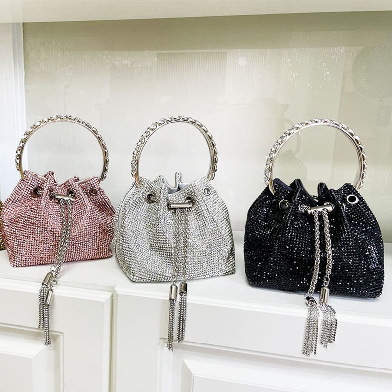 Youyo Ví Cầm Tay Dự Tiệc Đính Đá Lấp Lánh Thời Trang Cho Nữ