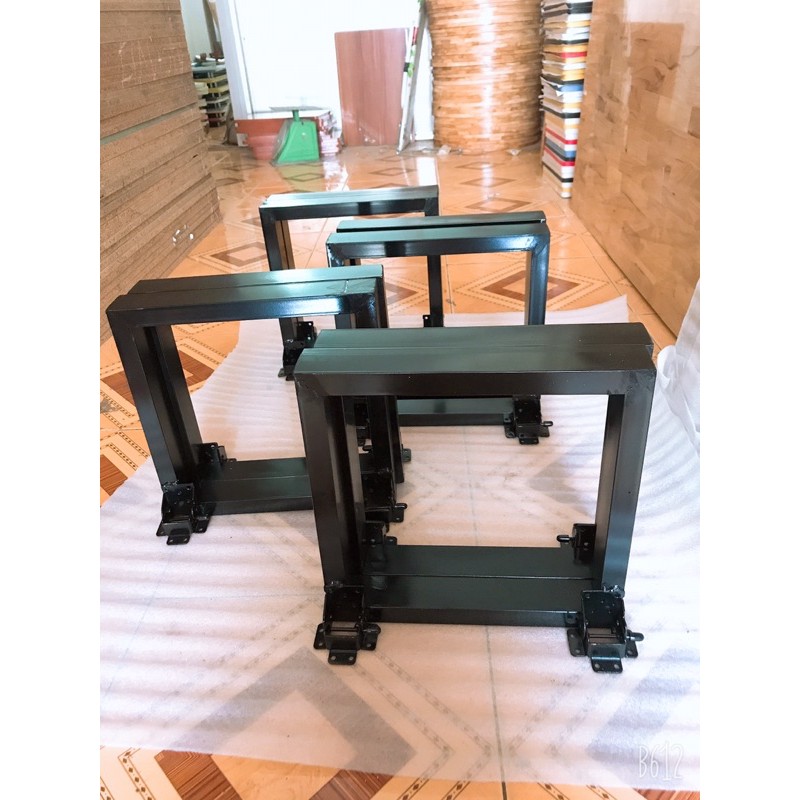 Bàn làm việc, bàn học, bàn ăn gấp gọn {GIÁ TẠi XƯỞNG} chân sắt ngồi bệt gỗ cao su (50*100 cao 32cm) | BigBuy360 - bigbuy360.vn