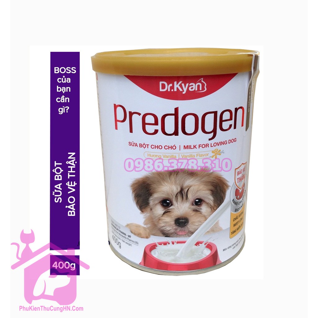 Sữa cho chó Dr.Kyan PREDOGEN 400g - Phụ kiện thú cưng Hà Nội