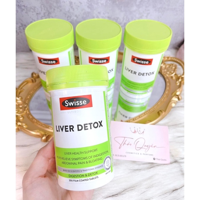 Thải độc gan Swisse Liver Detox 200 viên