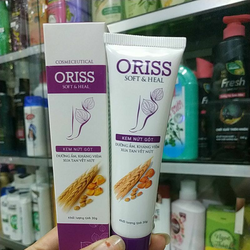 KEM NỨT GÓT CHÂN ORISS 30G, DƯỠNG ẨM,XUA TAN VẾT NỨT-CHÍNH HÃNG ORIBE