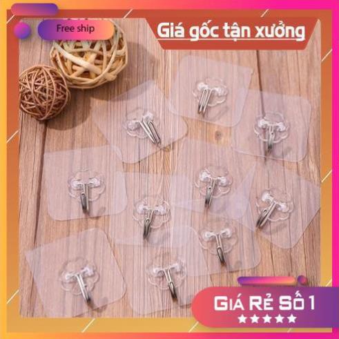 [Bán Sỉ - FreeShip] [Sale 1k- FfreeShip] Móc treo dán tường chịu lực siêu chắc, miếng dán tường 1k