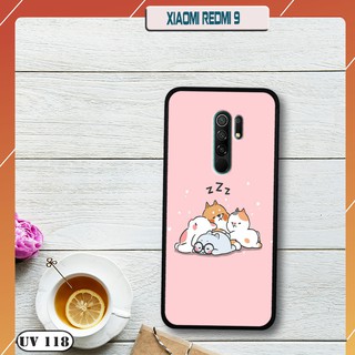 Ốp lưng điện thoại Xiaomi Redmi 9  - lưng nhám viền dẻo