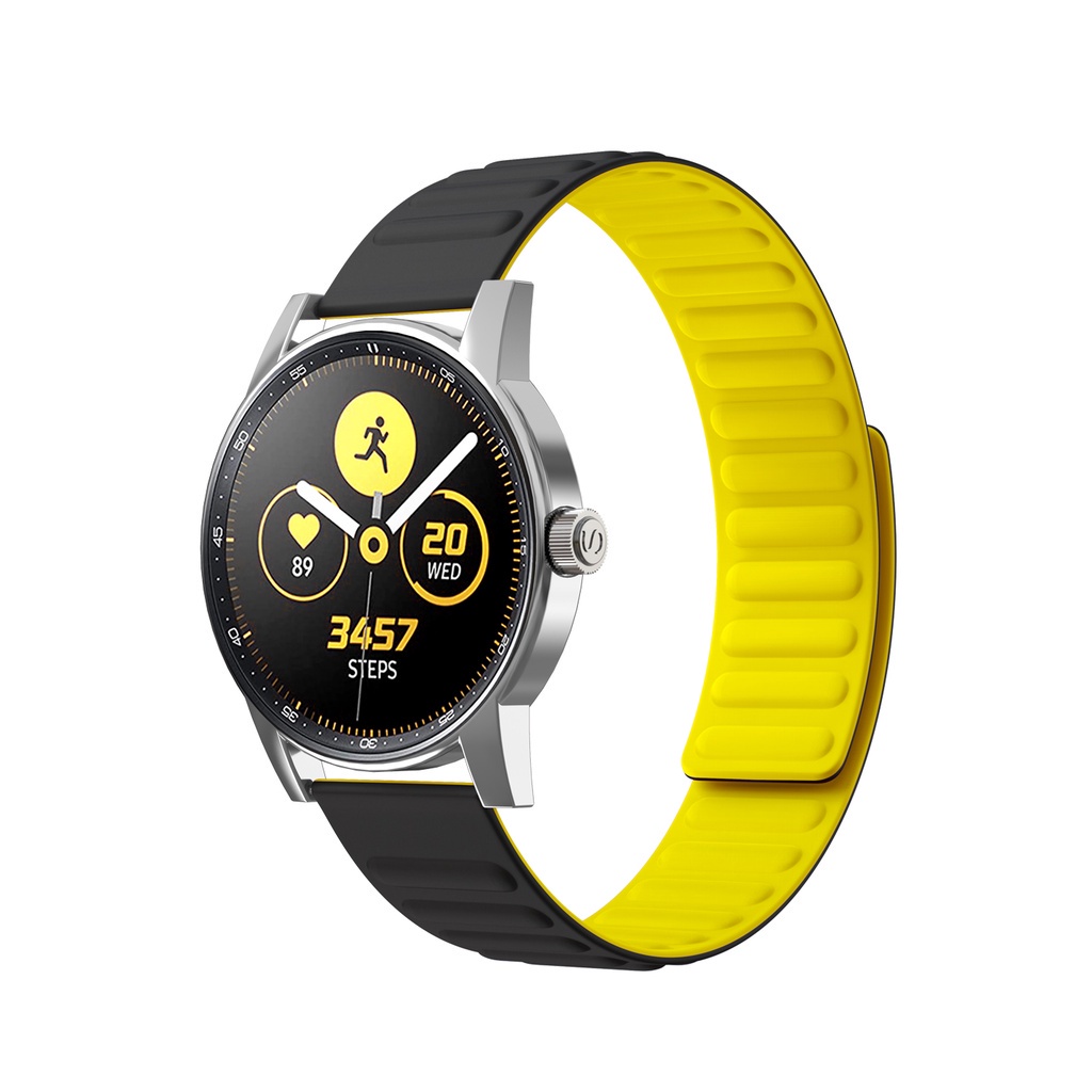 Dây đeo 22mm silicone khóa nam châm cho đồng hồ thể thao Huawei Watch Gt 2 46mm / Gt 2e / Honor Magic 2 46mm