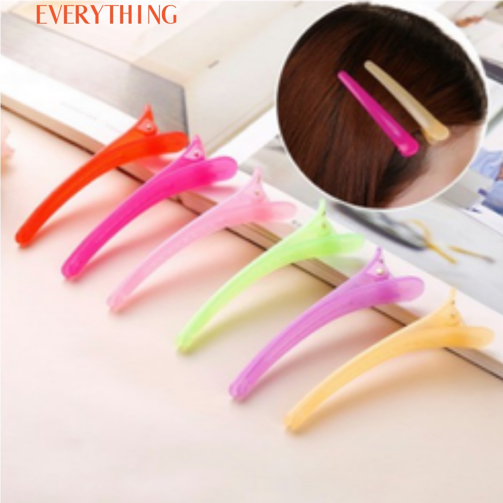 Ghim Kẹp Tóc Mỏ Vịt Nhiều Màu Làm Bằng Nhựa Cao Cấp Tiện Dụng Dài 7,5 Cm, Nhỏ Gọn Đáng Yêu.