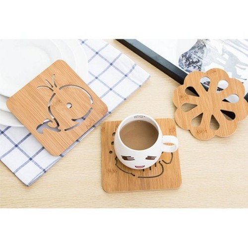 MIẾNG LÓT NỒI, CHẢO, CỐC CHÉN BẰNG GỖ CHỊU NHIỆT