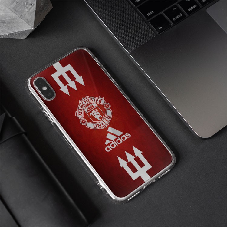 Ốp lưng logo CLB Manchester United Đinh ba biển cho Iphone 5 6 7 8 Plus 11 12 Pro Max X Xr 96