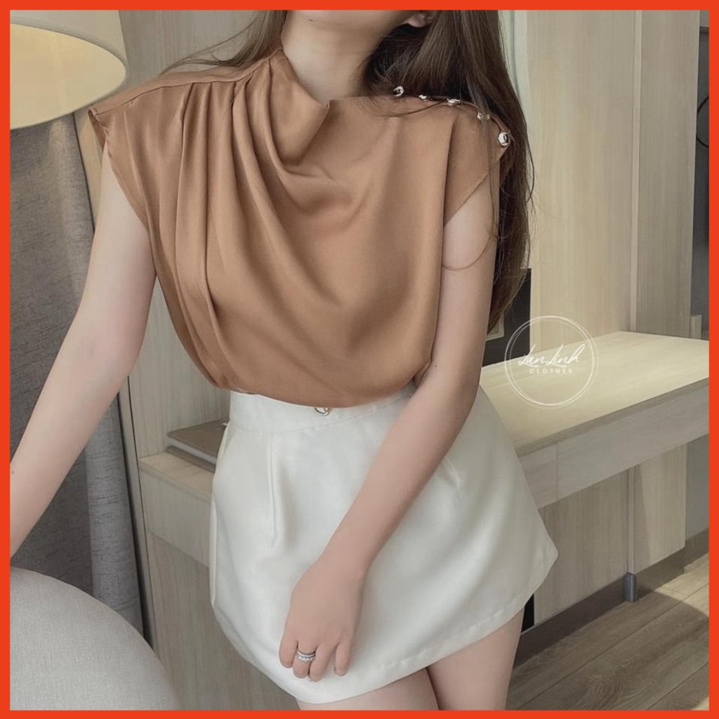 Sale Áo Sơ Mi Nữ Màu Pastel, Áo Sơ Mi Lụa Cao Cấp Công Sở Tiểu Thư Đi Chơi, Đi Làm Kiểu Dáng Hàn Quốc Giá Sỉ 🔥FREESHIP