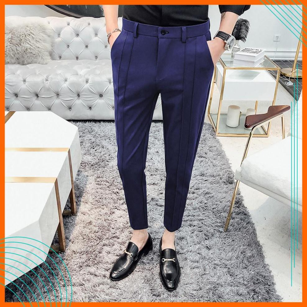 Quần tây - Quần âu nam cao cấp - Chất liệu vải mềm mịn co giãn, dáng côn siêu đẹp, tôn dáng người mặc( chất tuyxi) | BigBuy360 - bigbuy360.vn