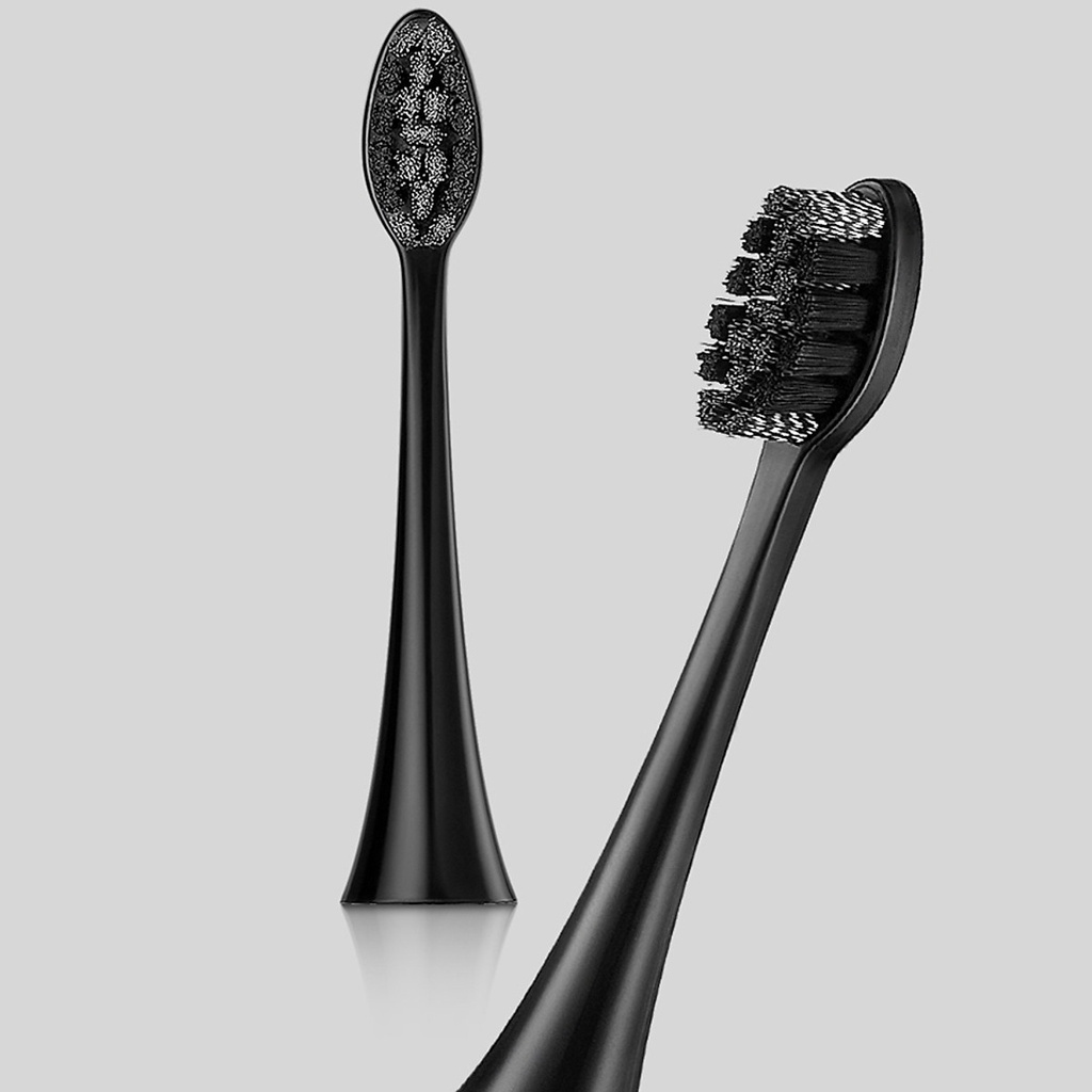 Bộ 4 đầu bàn chải điện Lock&Lock electric toothbrush heads màu đen ENR546BLK - BABYHOPSG
