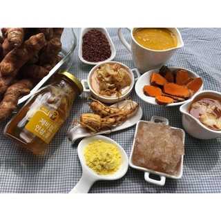 (Hũ nhỏ 200g) Sâm nghệ mật ong Mama Chuê (mamachue) chính hãng Hàn Quốc