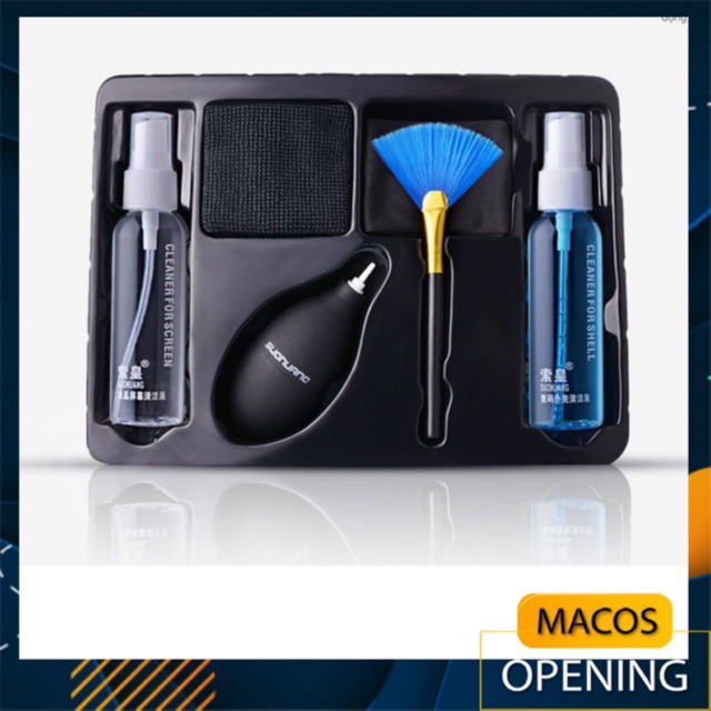 Bộ vệ sinh Cleaning Kit Esential cho Macbook, máy ảnh