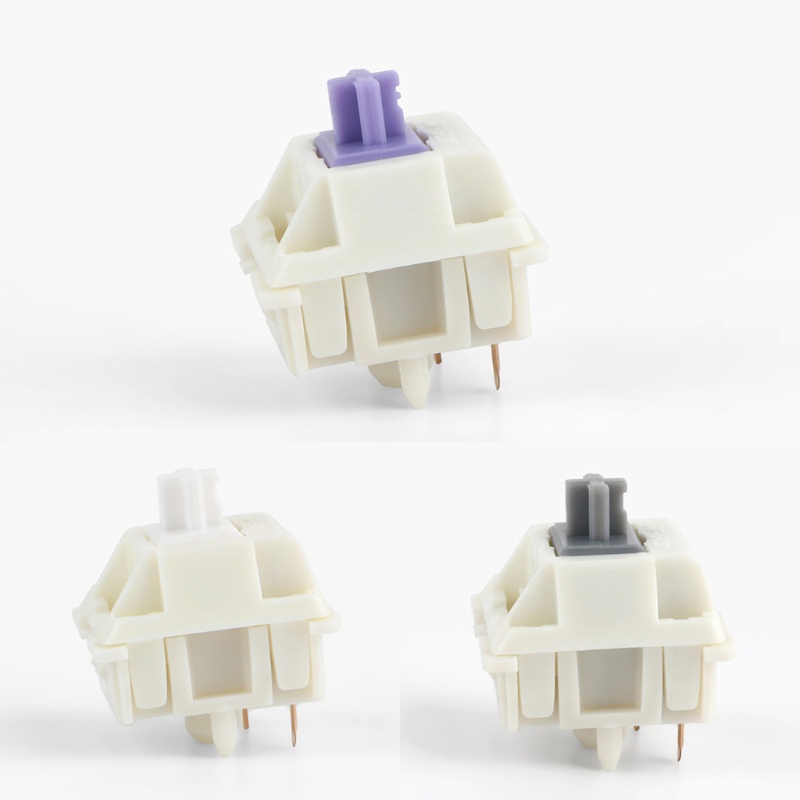 Công Tắc Bật Tắt Cho Bàn Phím Cơ Nerf Tím Xám Trắng 5Pin 67g SP-STAR