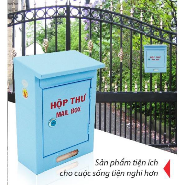 HỘP THƯ THÁI SƠN - SIZE LỚN (CHẤT LIỆU SẮT SƠN TĨNH ĐIỆN)