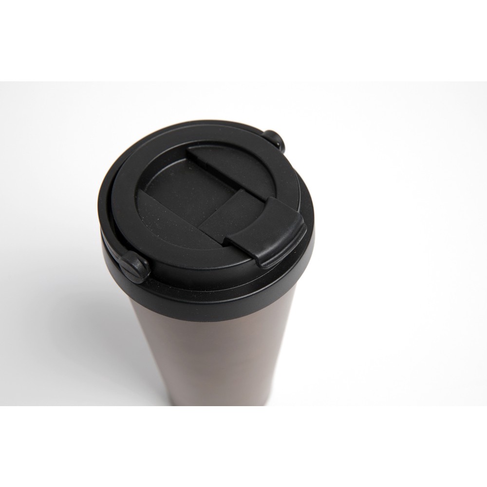 Bình Đựng Nước Tumbler ARTBOX Hàn Quốc Có Tay Cầm Màu Nâu Uống Cafe