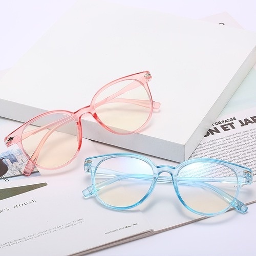 Mắt kính gọng vuông thời trang Hàn Quốc cho nữ 0°-450°
