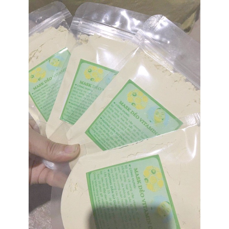 100gr mask dẻo vitamin C đắp mặt nạ handmade