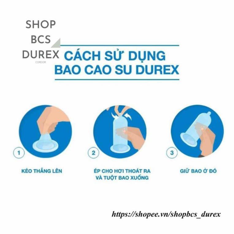 [Che tên sản phẩm] BAO CAO SU Durex Kingtex hộp 12 cái chính hãng