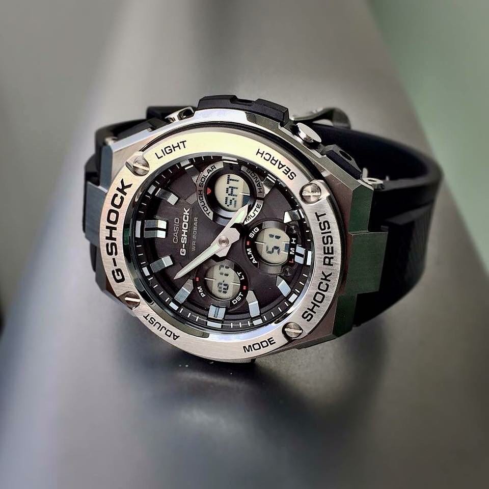 Đồng Hồ Nam Casio G-SHOCK GST-S110-1A - Chính Hãng