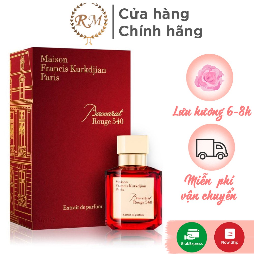 [CAM KẾT CHÍNH HÃNG] Nước Hoa MFK Baccarat Rouge 540 - Nước hoa cao cấp chính hãng - mùi thơm cực kỳ sang trọng