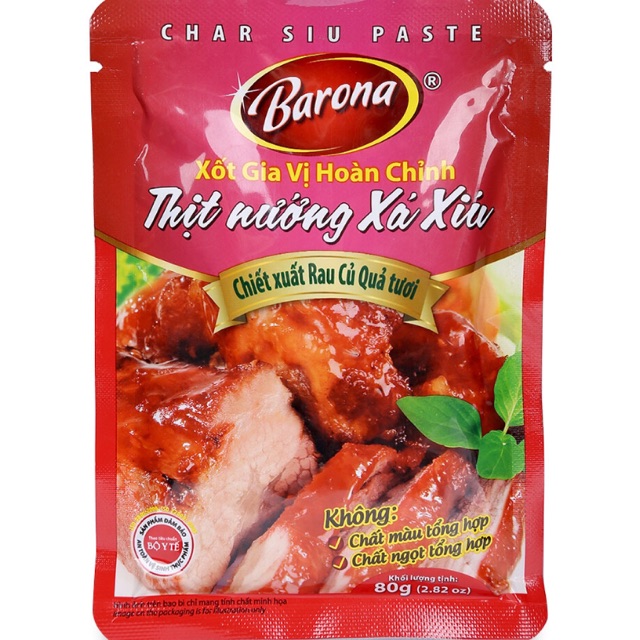 Sốt gia vị hoàn chỉnh thịt nướng xá xíu 80g