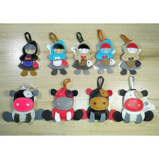 Móc khóa da handmade 100% da bò thật