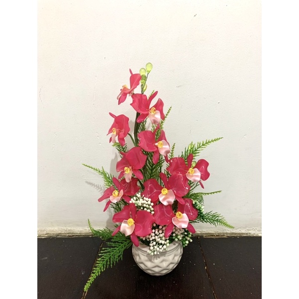 Chậu hoa cắm sẵn cao 30cm