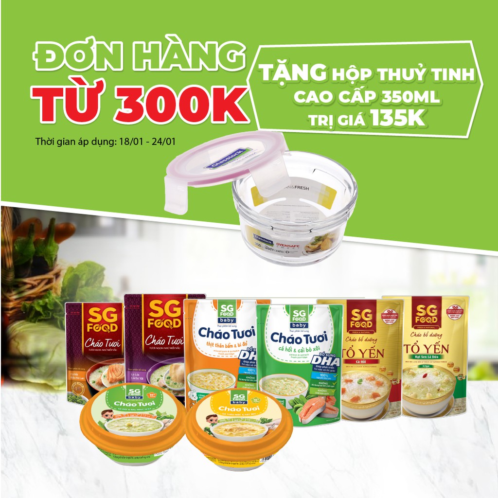 [QUÀ TẶNG] Hộp thủy tinh cường lực 350ml | BigBuy360 - bigbuy360.vn