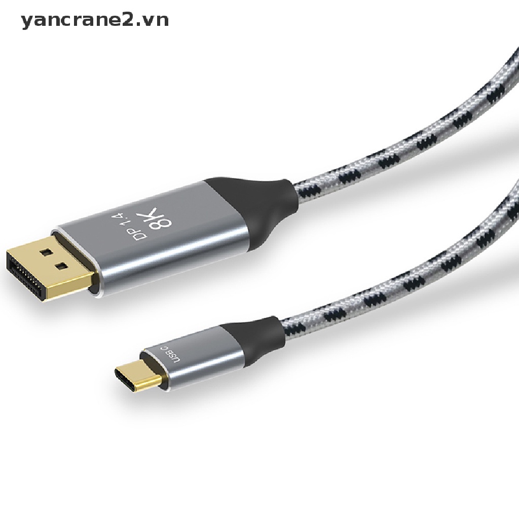 Dây cáp đồng chuyển đổi USB C sang DP1.4 Displayport 8K 30Hz 4K 144Hz dành cho MacPro (Yrane2.vn} | BigBuy360 - bigbuy360.vn
