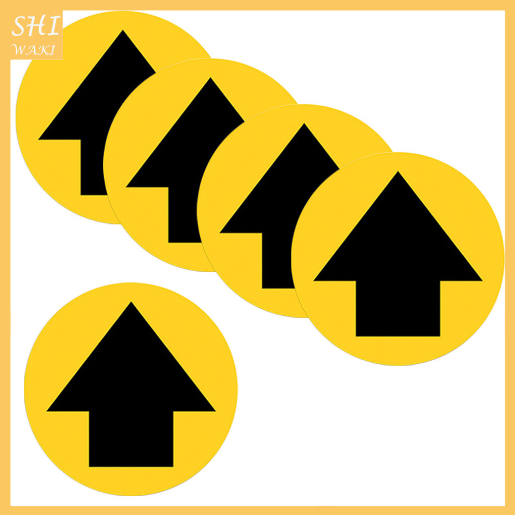 [In Stock]Social Distancing Floor Decals Keep Distance Sign Maintain Distance Marker A