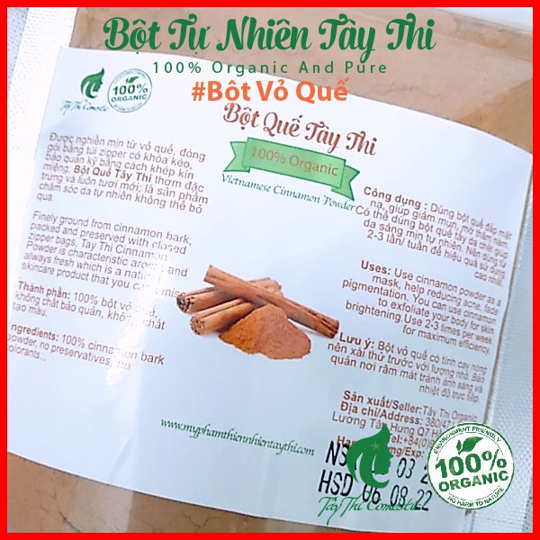 Bột Vỏ Quế Xay Mịn Gói 100 Gram