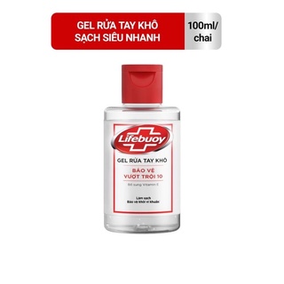 [LIFEBUOY] Gel Rửa tay diệt khuẩn Lifebuoy Bảo vệ vượt trội 10 Chai 100ml