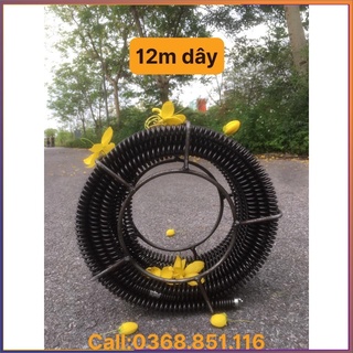 Dây thông tắc cống dài 12M
