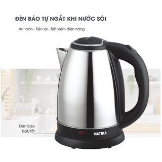 Ấm Siêu Tốc MATIKA Inox 1.8L MTK18