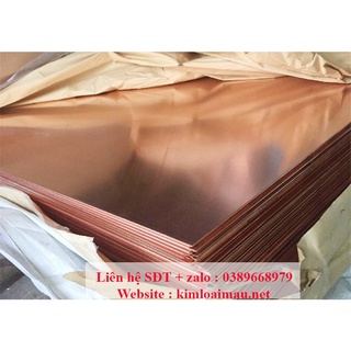 Đồng tấm đỏ dày 1mm