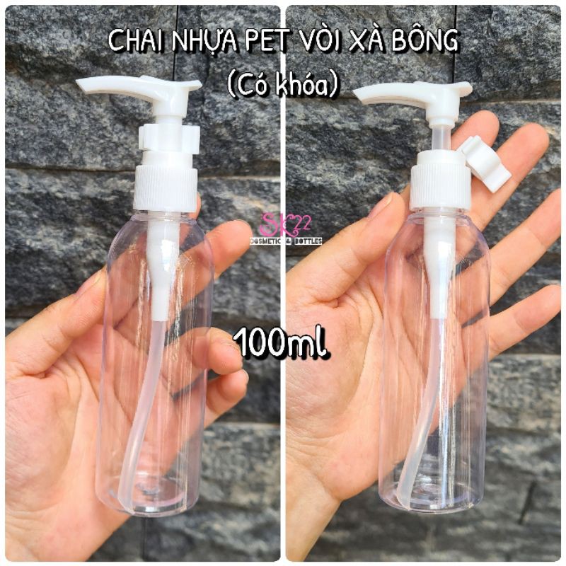 ️CHAI NHỰA PET VÒI NHẤN LOTION/XÀ BÔNG (50ML/100ML)️