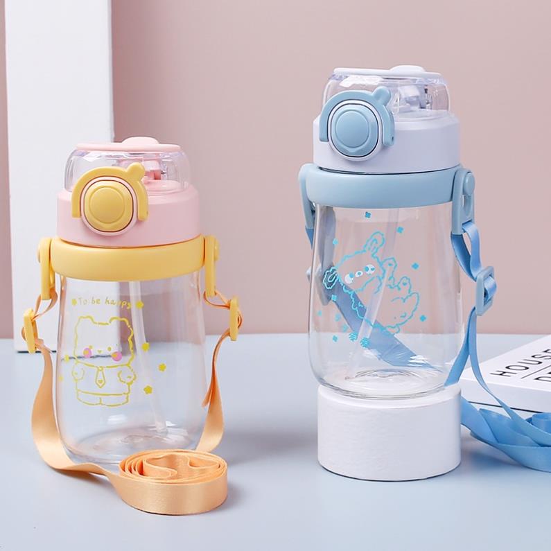 Bình Đựng Nước Nhựa Đẹp Cute Dễ Thương 400ml
