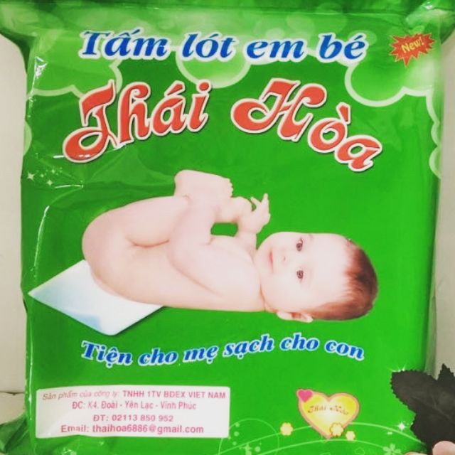 COMBO Tấm lót trẻ em Thái Hòa - loại 1 - 3 lớp.