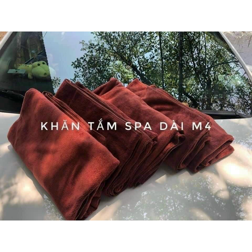 Khăn tắm spa𝗛𝗔̀𝗡𝗚 𝗟𝗢𝗔̣𝗜 𝟭khăn body quấn người, khăn đắp người spa kt 70*1m4 dày dặn mềm mịn.