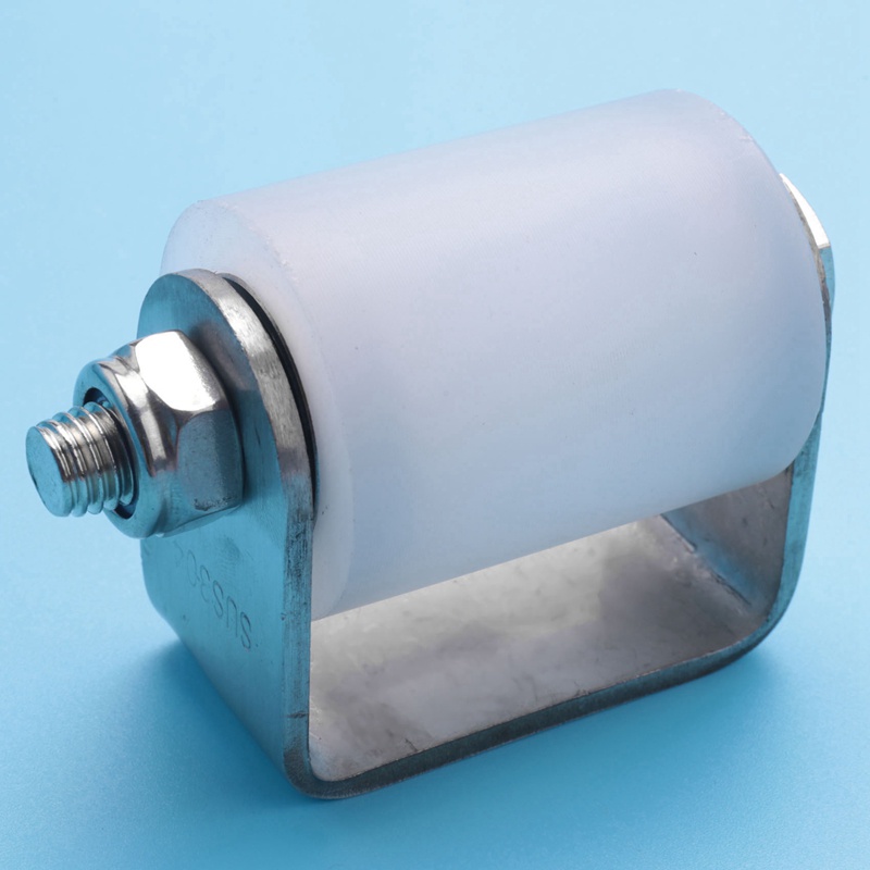 2 Con Lăn Dẫn Hướng Dẫn Cổng Trượt Bằng Nilon Cứng 3 Inch