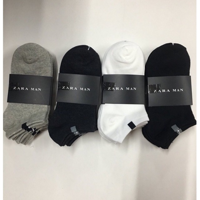 Set 3 đôi tất nam cổ ngắn