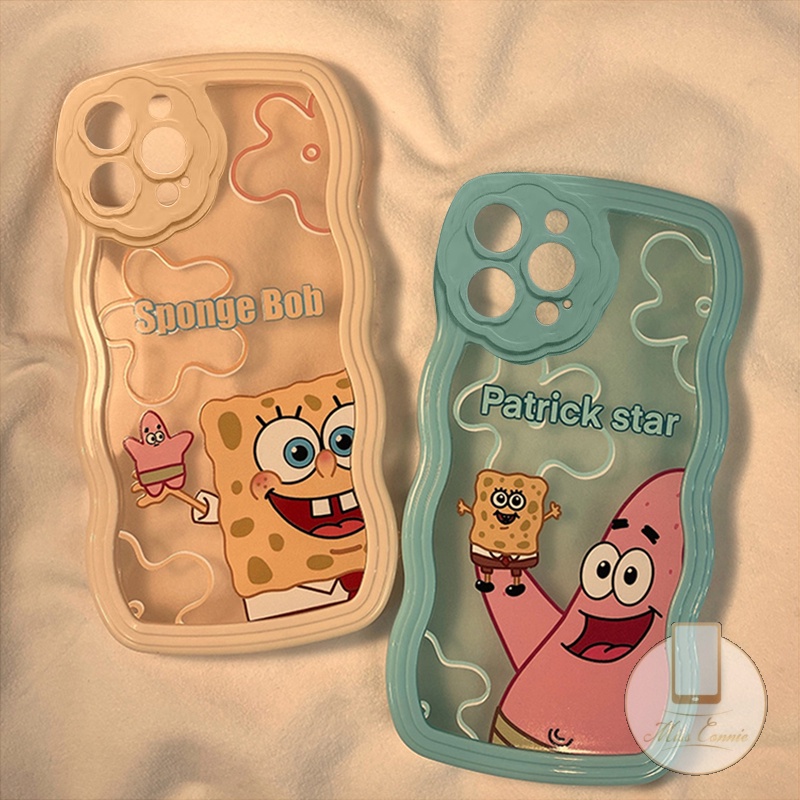 Ốp Điện Thoại Mềm Họa Tiết SpongeBob Patrick Dễ Thương Cho iPhone 11 13 12 Pro MAX 6 6s 7 8 Plus XR X XS MAX SE 2020