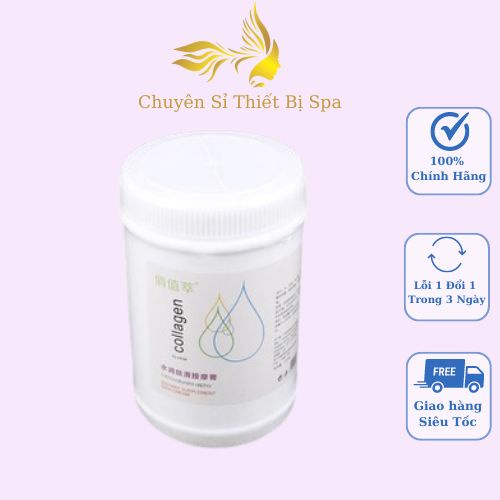 Kem massage Collagen hũ 1000g chuyên dùng trong spa