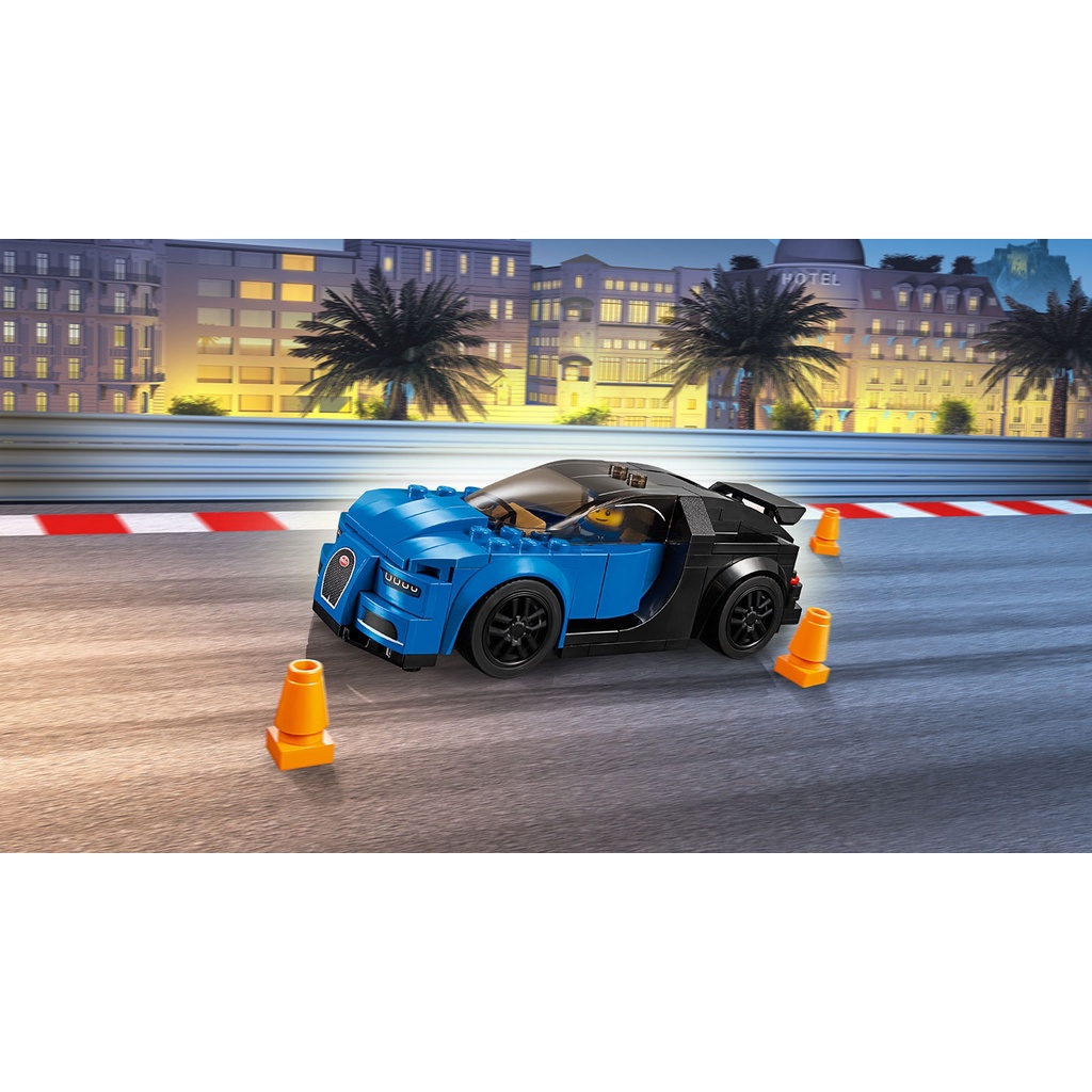 Mô hình LEGO 75878 siêu xe Bugatti Chiron - Speed ​​Champions