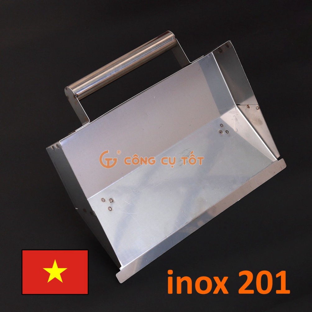 Máng trát tường siêu tốc bằng inox 201 dày 0.6mm cỡ 325 x 205 x 50mm Goodtools GT4989 Việt Nam