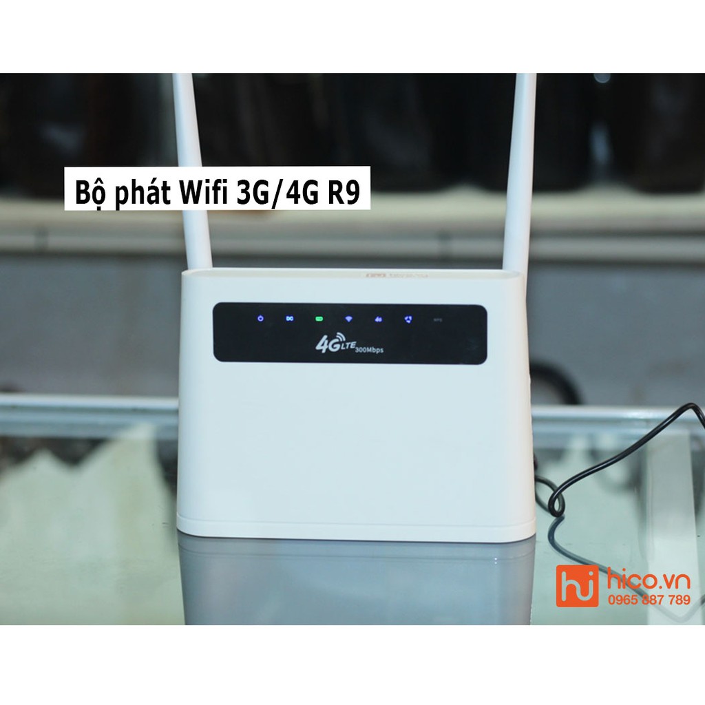 Bộ Phát Wifi 3G/4G R9 – Tốc Độ Cao – Hỗ Trợ Cổng LAN/WAN – Kết Nối 32 Thiết Bị